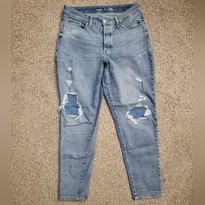 EUC Old Navy curvy straight jeans